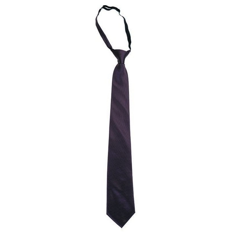 Corbata plana con nudo hecho 50x9 cm TE511
