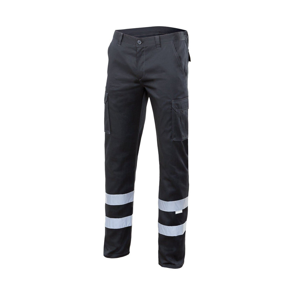 Pantalón stretch multibolsillos con cintas VE103014S