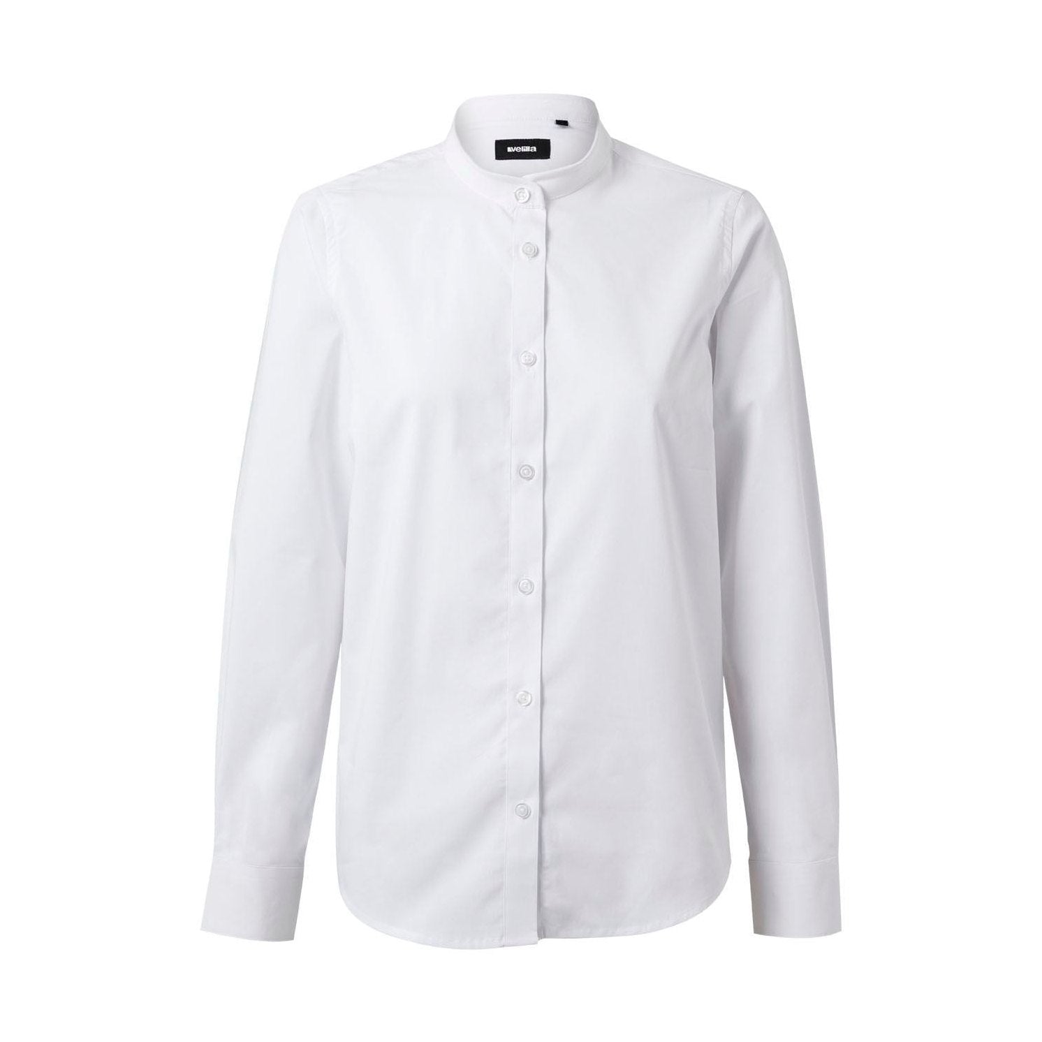 Camisa cuello tirilla stretch manga larga mujer VE405015S