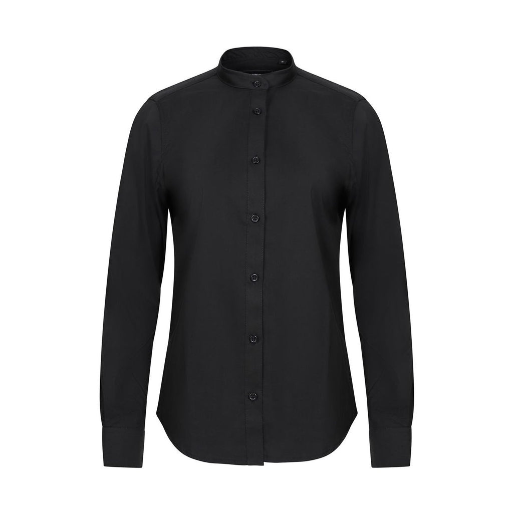 Camisa cuello tirilla stretch manga larga mujer VE405015S