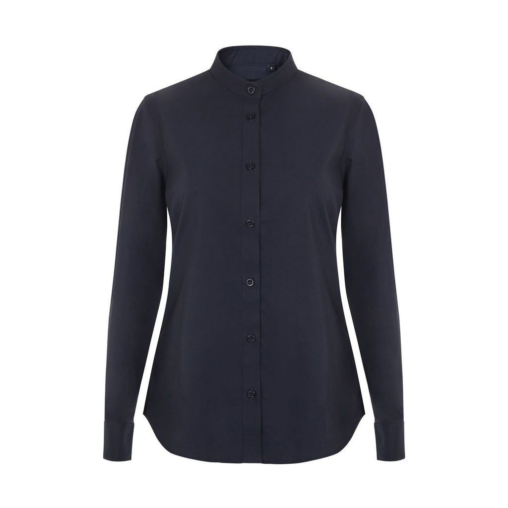 Camisa cuello tirilla stretch manga larga mujer VE405015S
