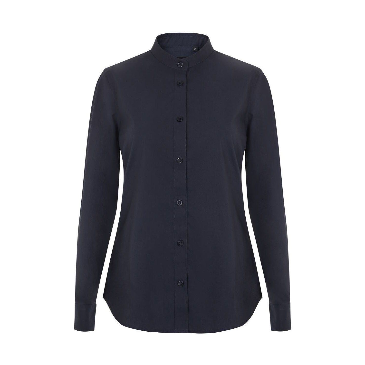 Camisa cuello tirilla stretch manga larga mujer VE405015S