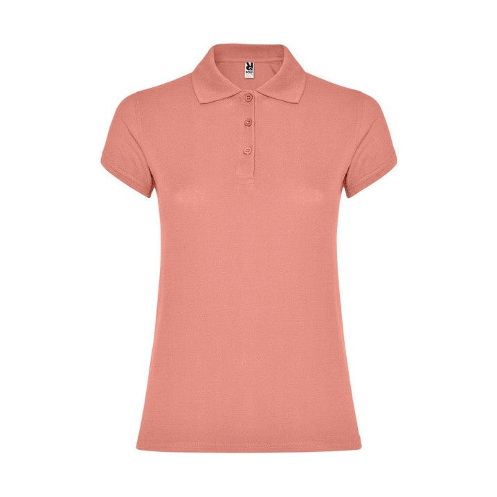 Polo entallado manga corta algodón piqué 200g RO6634
