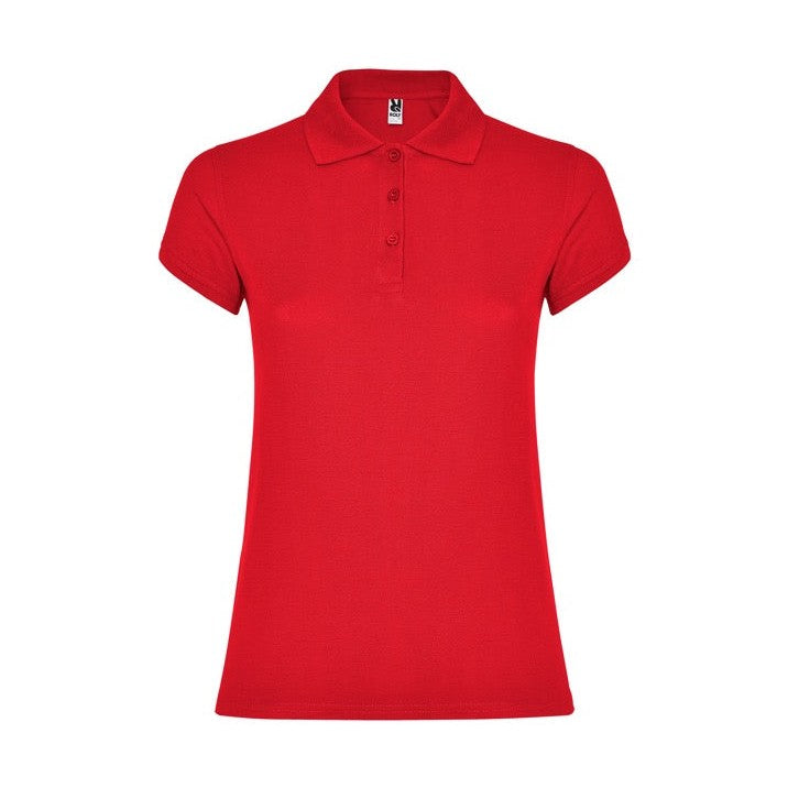 Polo entallado manga corta algodón piqué 200g RO6634