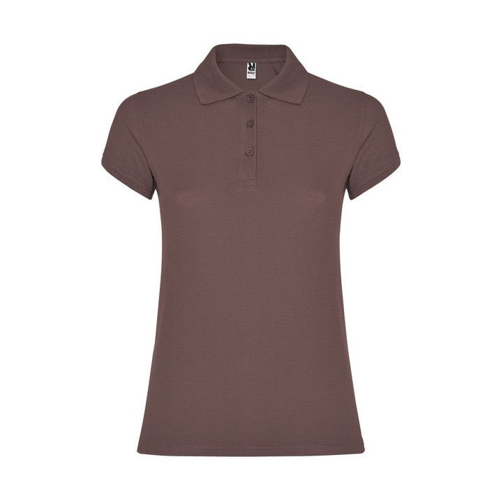 Polo entallado manga corta algodón piqué 200g RO6634