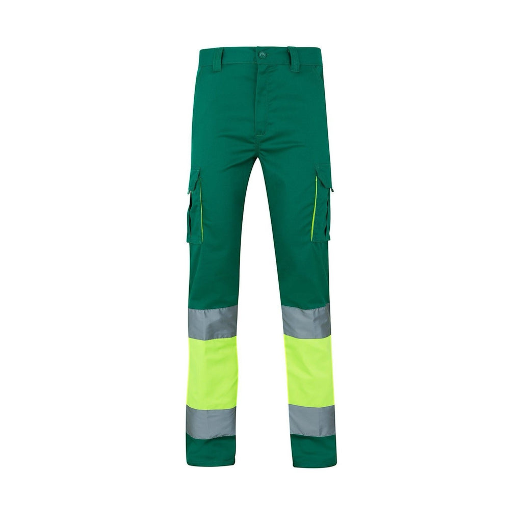 Pantalón stretch bicolor multibolsillos VE303002S