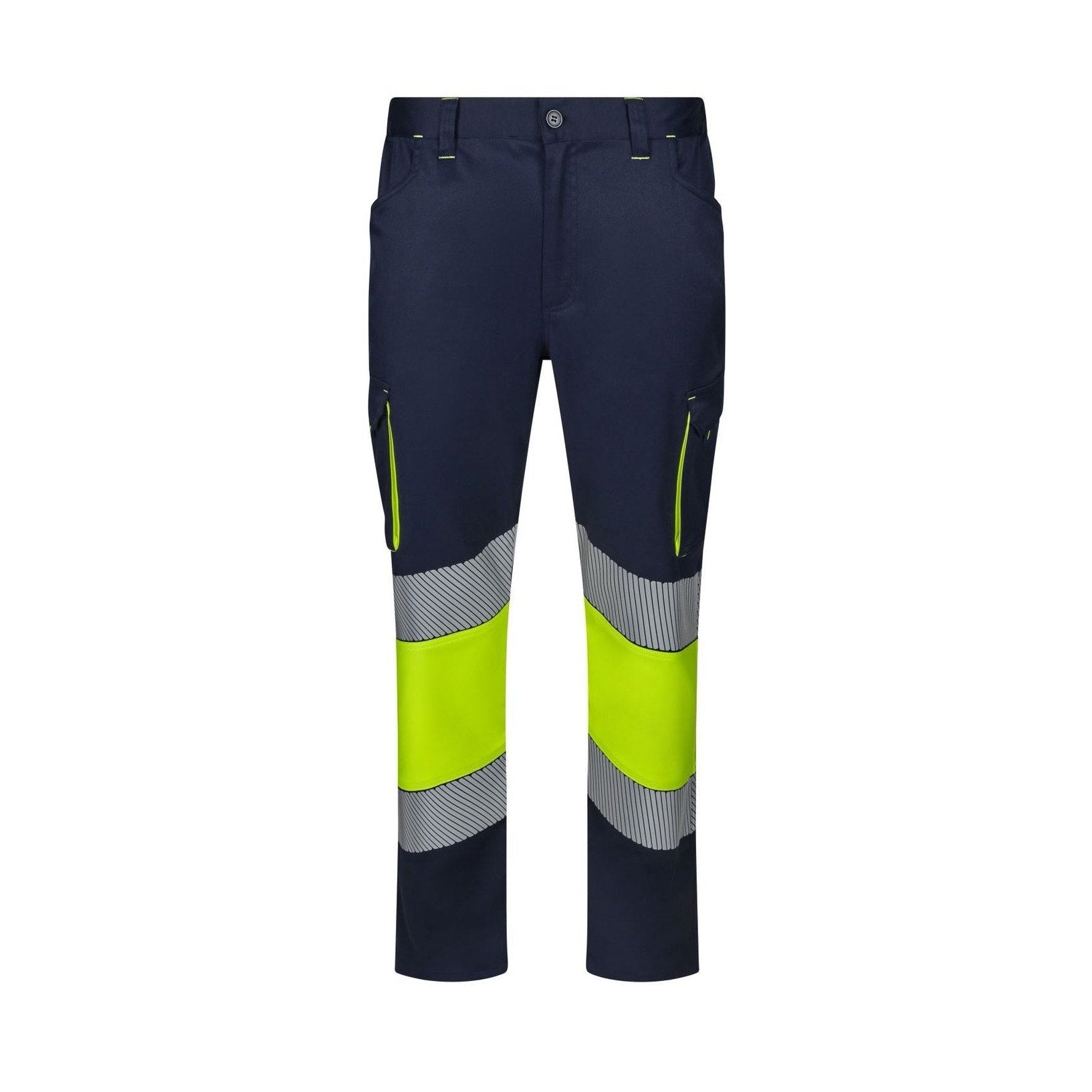Pantalón stretch bicolor cinta segmentada VE303008S