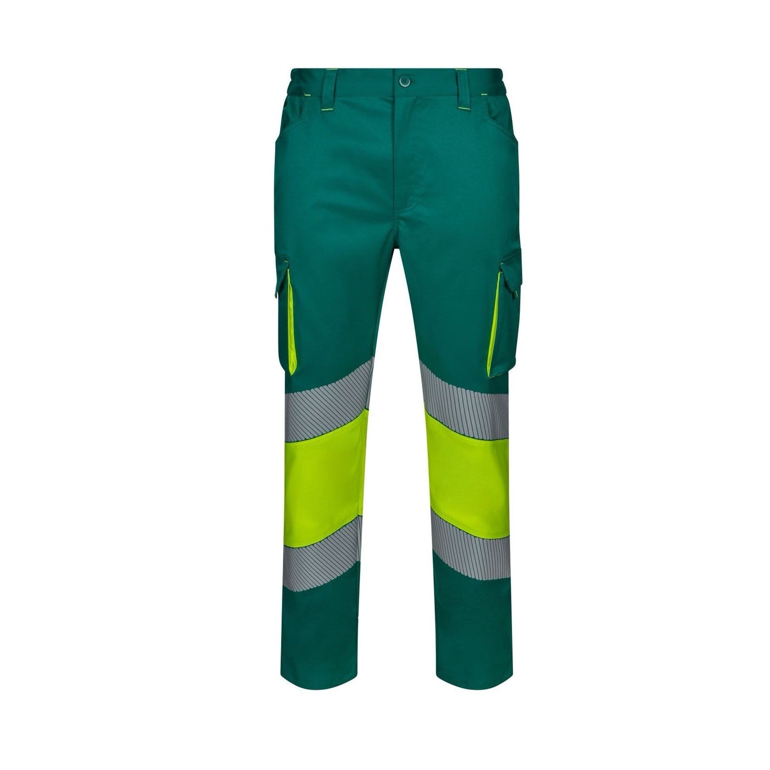 Pantalón stretch bicolor cinta segmentada VE303008S