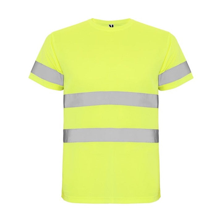 Camiseta técnica alta visibilidad transpirable Roly WRK RO9310