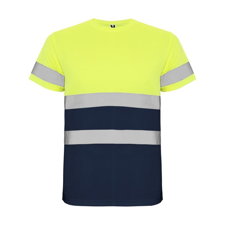 Camiseta técnica alta visibilidad transpirable Roly WRK RO9310