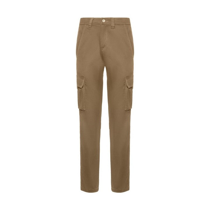 Pantalón de trabajo largo multibolsillos stretch cargo mujer RO8407
