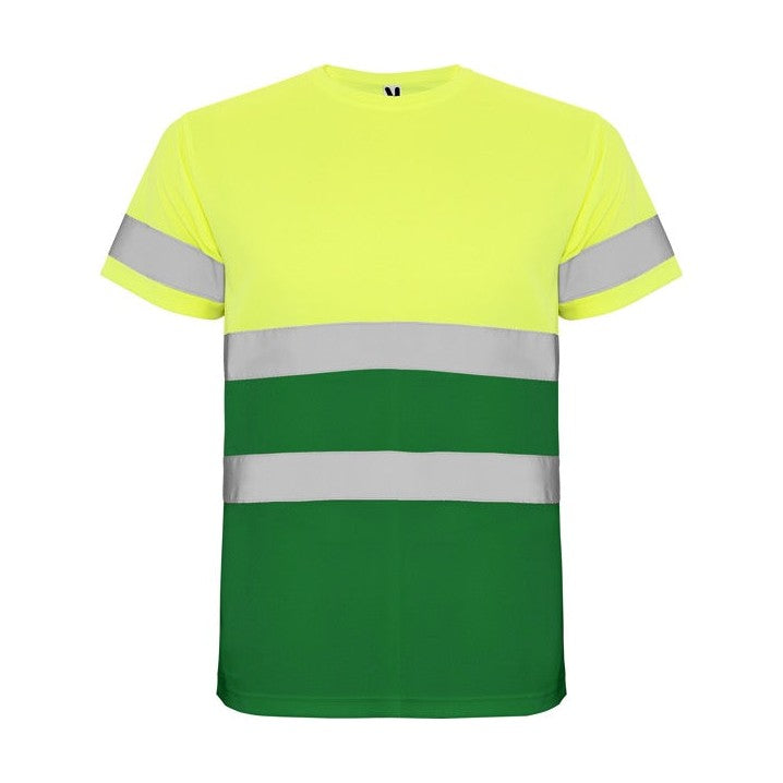 Camiseta técnica alta visibilidad transpirable Roly WRK RO9310