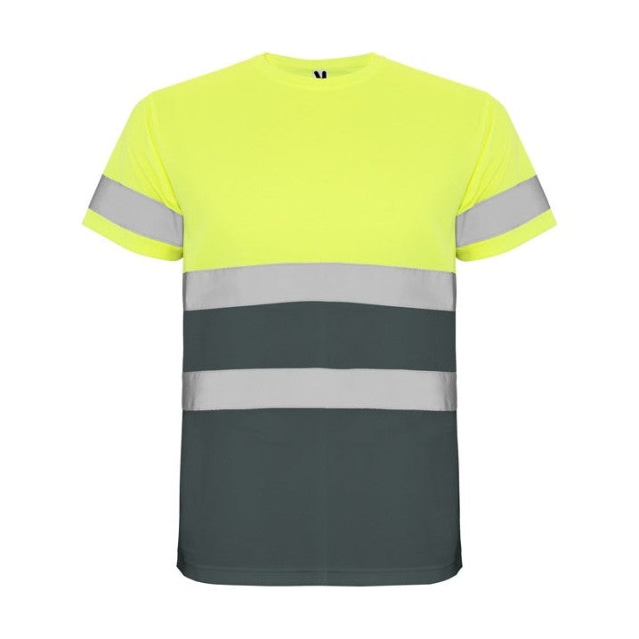 Camiseta técnica alta visibilidad transpirable Roly WRK RO9310