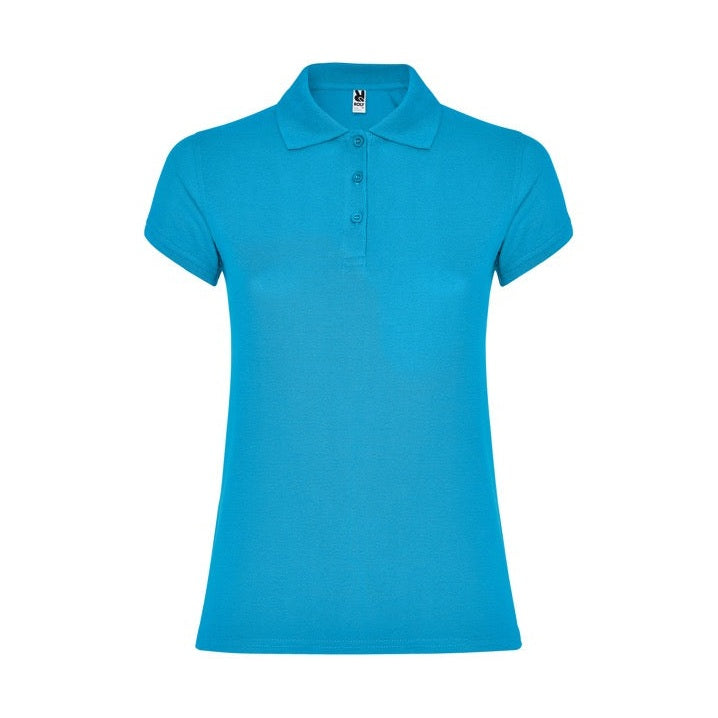 Polo entallado manga corta algodón piqué 200g RO6634