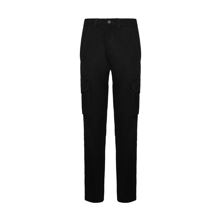 Pantalón de trabajo largo multibolsillos stretch cargo mujer RO8407