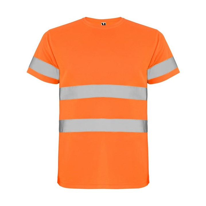 Camiseta técnica alta visibilidad transpirable Roly WRK RO9310