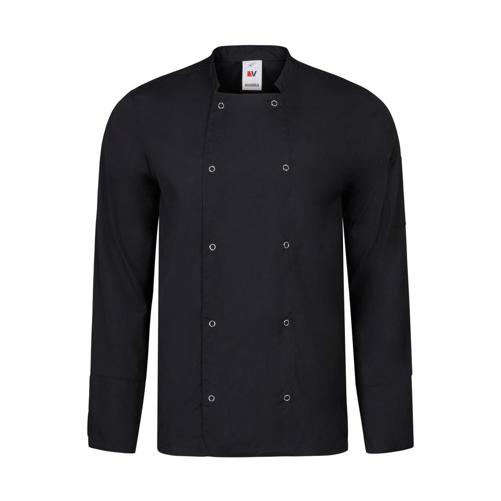 Chaqueta de cocina con automáticos manga larga VE405206