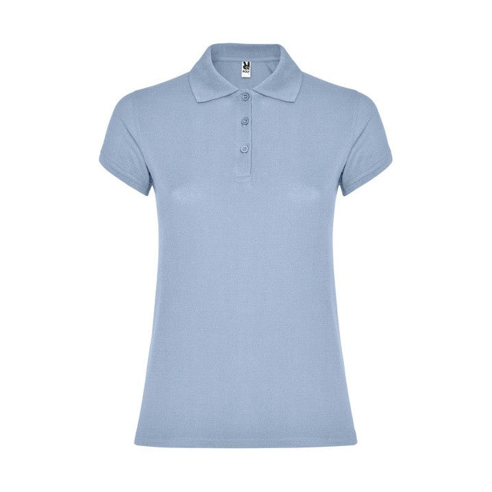 Polo entallado manga corta algodón piqué 200g RO6634