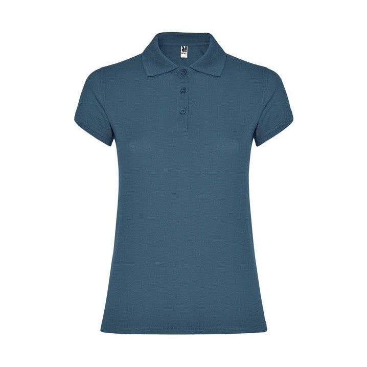 Polo entallado manga corta algodón piqué 200g RO6634