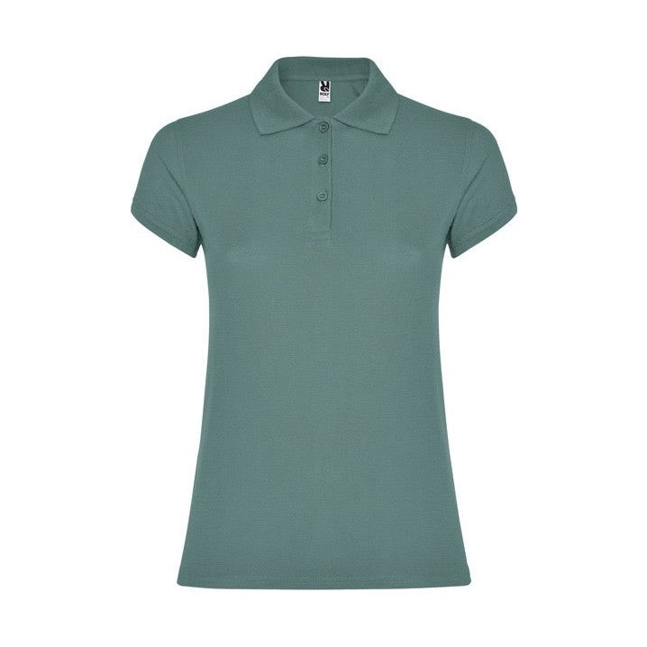 Polo entallado manga corta algodón piqué 200g RO6634