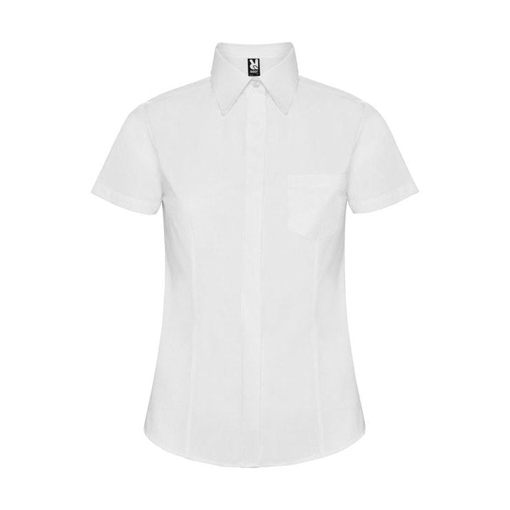 Camisa manga corta mujer entallada popelín SOFIA RO5061