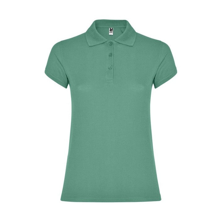 Polo entallado manga corta algodón piqué 200g RO6634