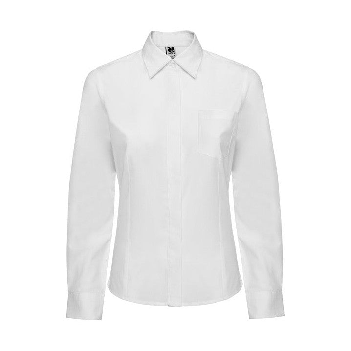 Camisa manga larga mujer entallada popelín SOFIA L/S RO5161