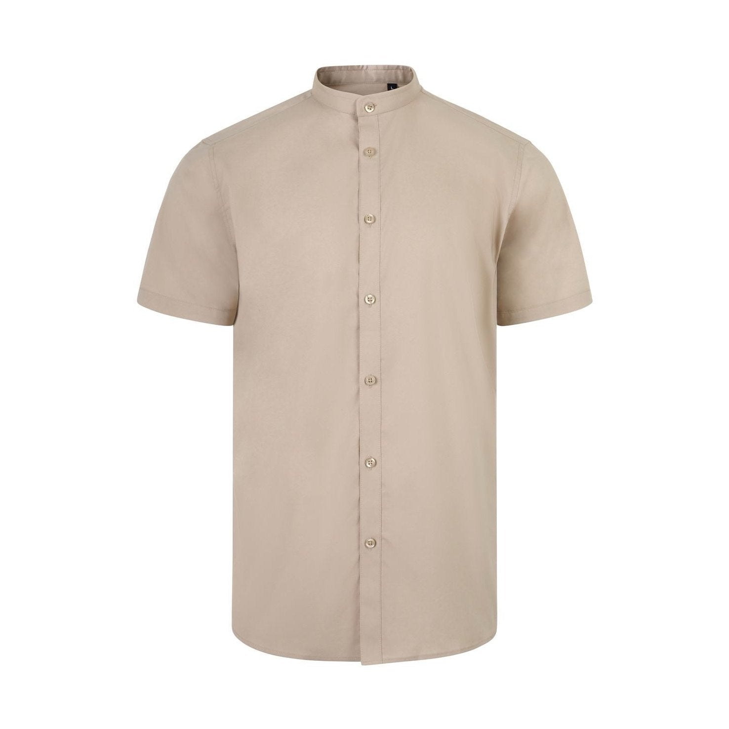 Camisa cuello tirilla stretch manga corta hombre VE405012S