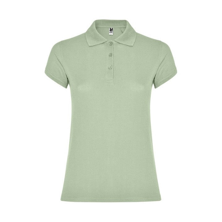 Polo entallado manga corta algodón piqué 200g RO6634