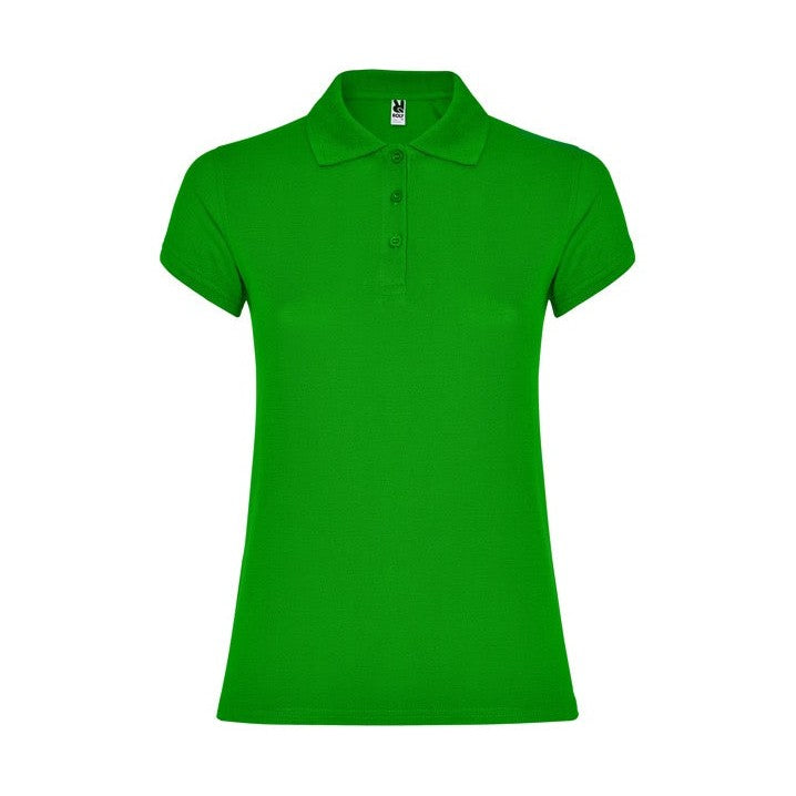 Polo entallado manga corta algodón piqué 200g RO6634