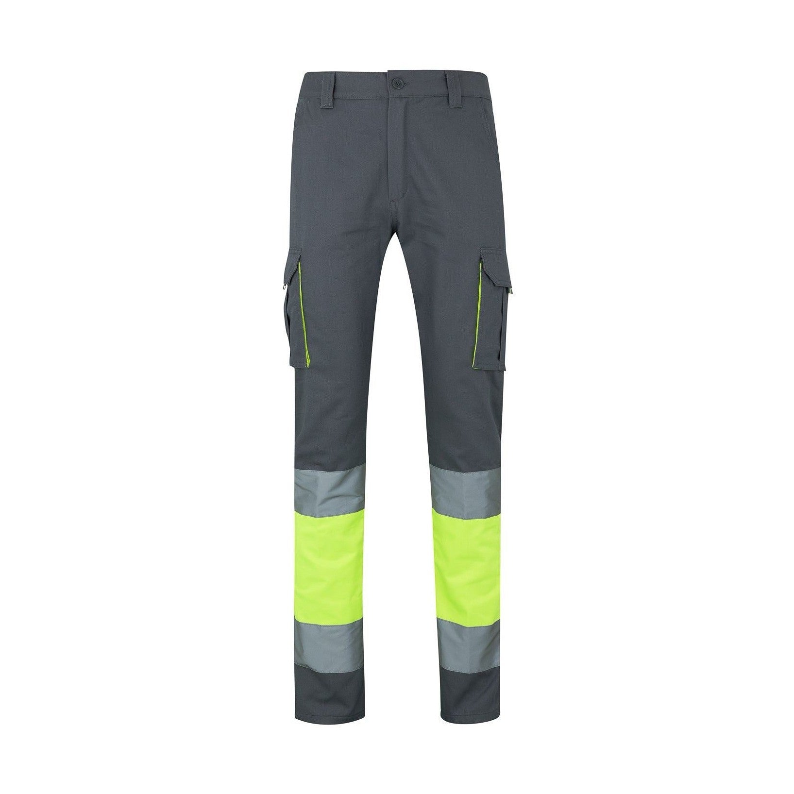 Pantalón 100% algodón bicolor multibolsillos VE303007