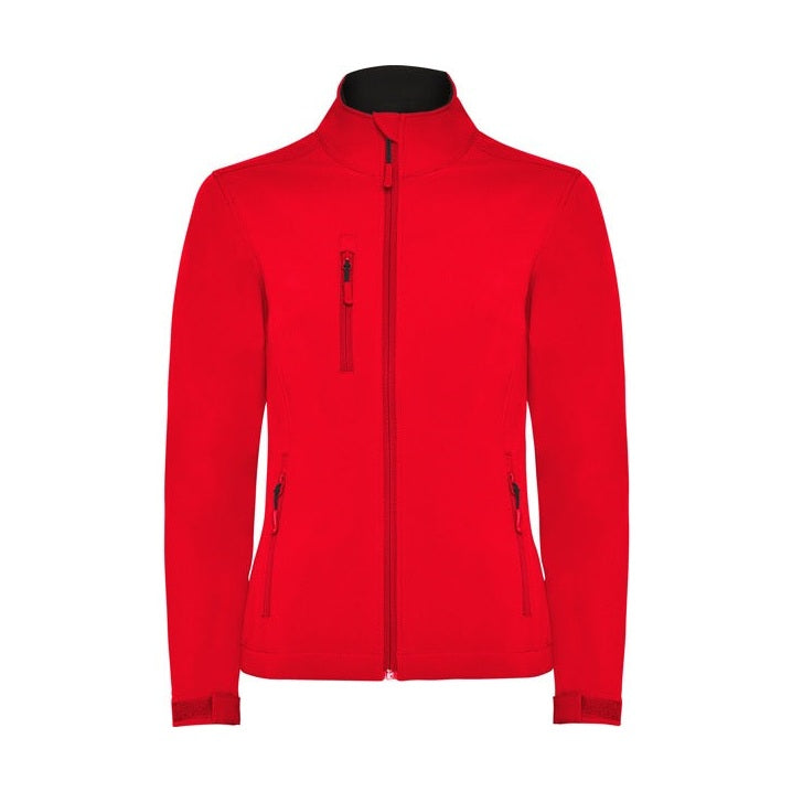 Chaqueta mujer softshell de 2 capas con cremallera invertida RO6437