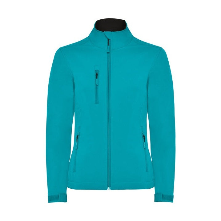 Chaqueta mujer softshell de 2 capas con cremallera invertida RO6437