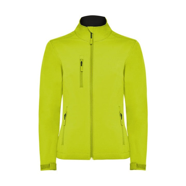 Chaqueta mujer softshell de 2 capas con cremallera invertida RO6437