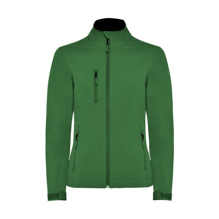 Chaqueta mujer softshell de 2 capas con cremallera invertida RO6437