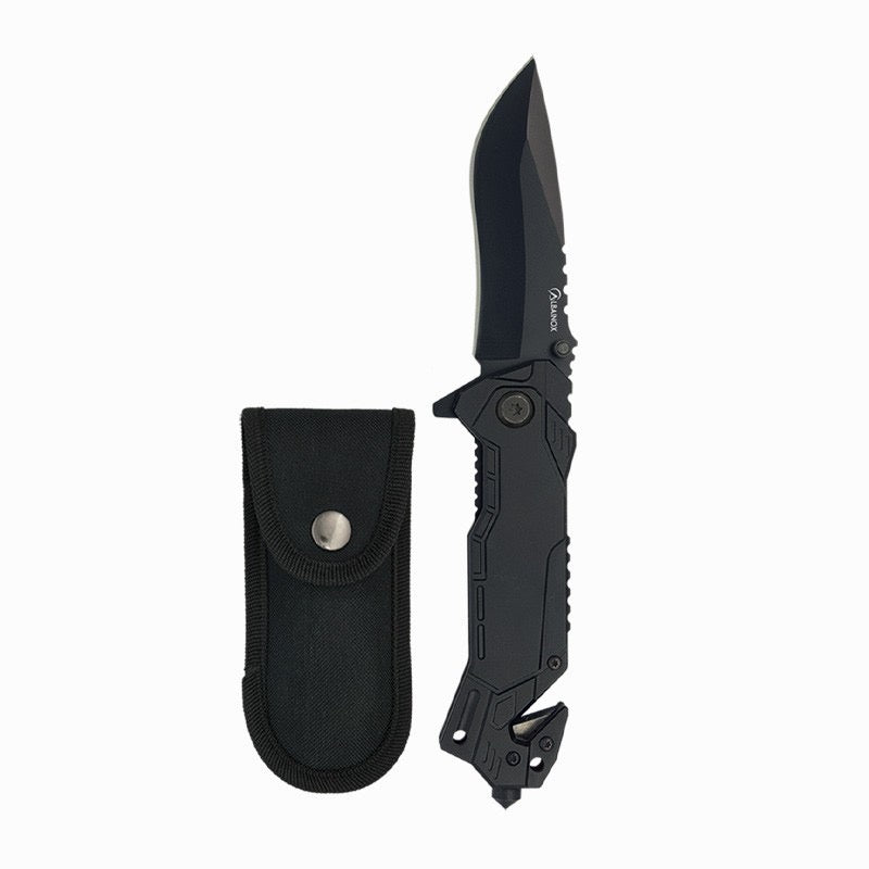 Navaja táctica patrol 807 aluminio negro acero 3Cr13Mov TE807