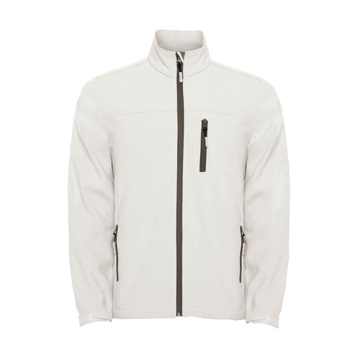 Chaqueta softshell de 2 capas con cremallera a contraste RO6432