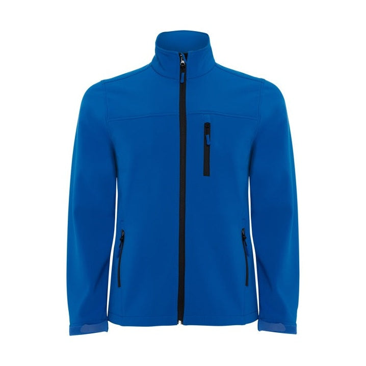 Chaqueta softshell de 2 capas con cremallera a contraste RO6432