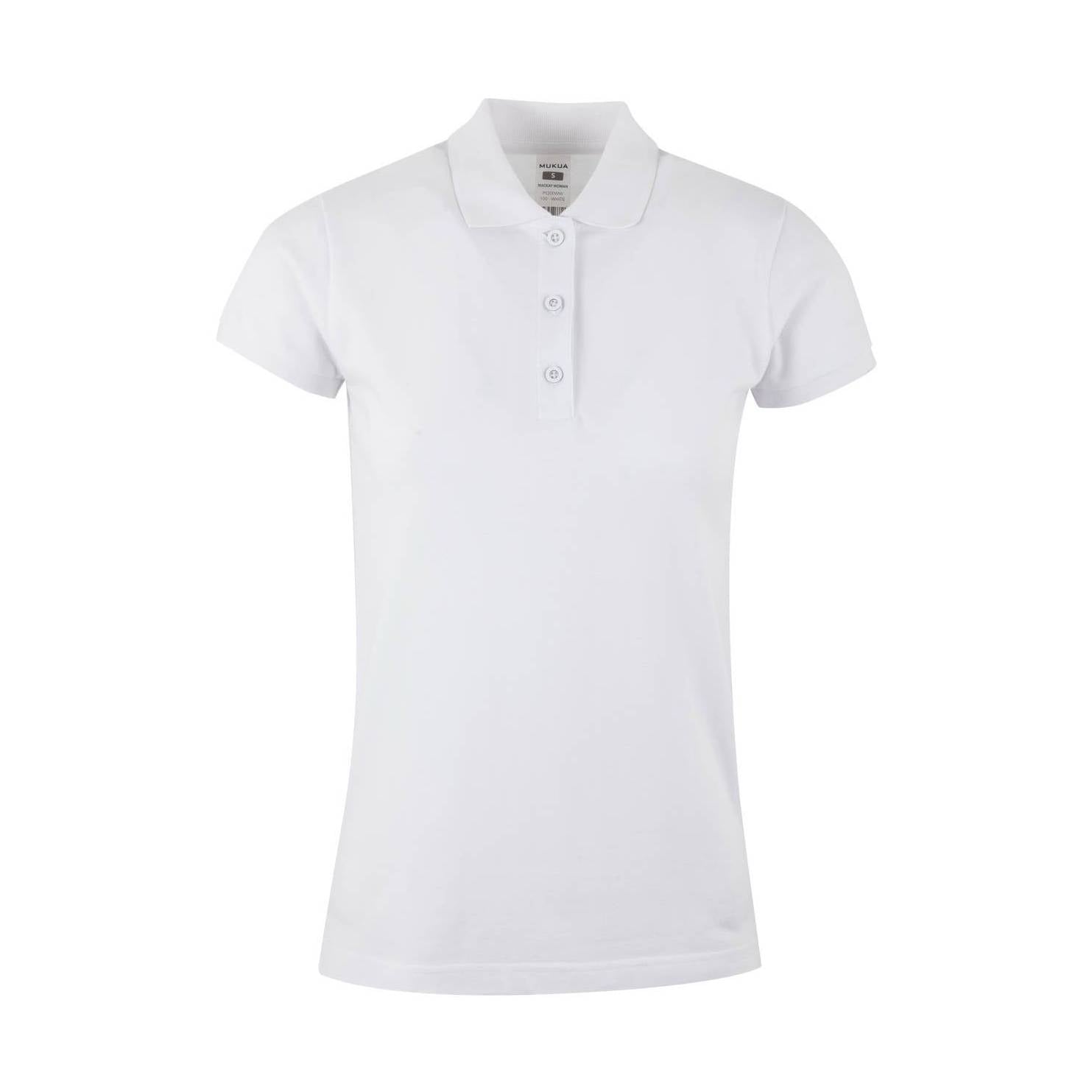 Polo mujer manga corta 100% algodón VEPS200WW
