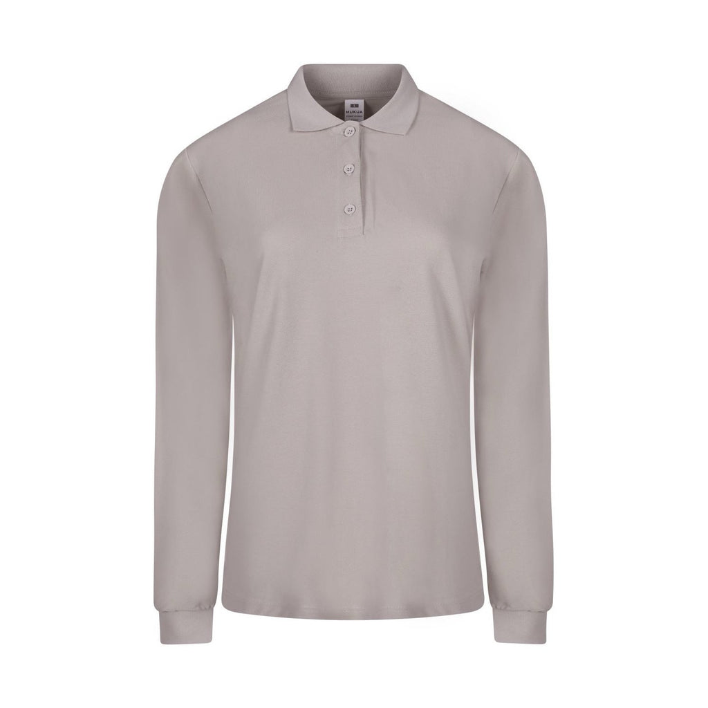 Polo mujer manga larga 100% algodón VEPL200WC