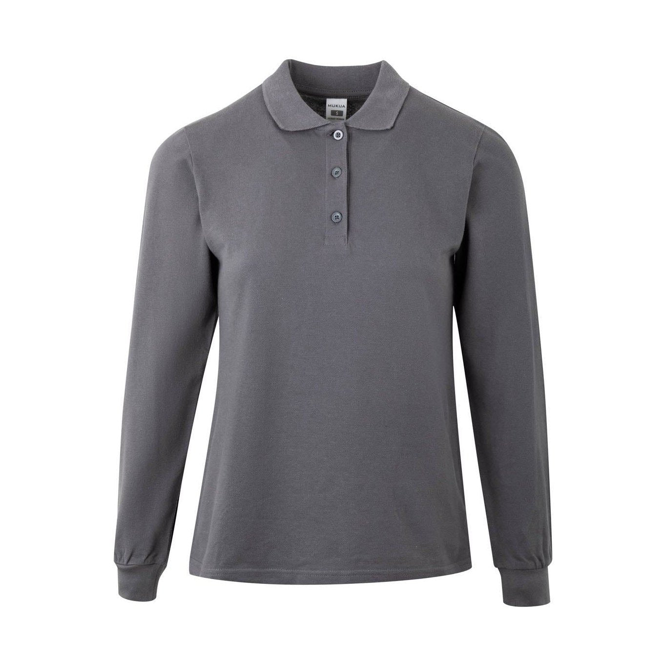 Polo mujer manga larga 100% algodón VEPL200WC