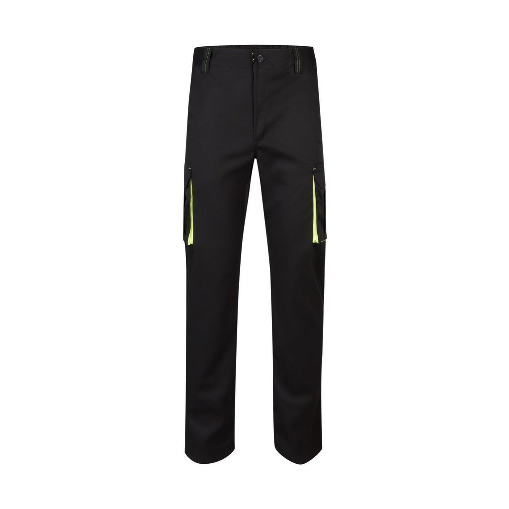 Pantalón stretch bicolor multibolsillos VE103008S