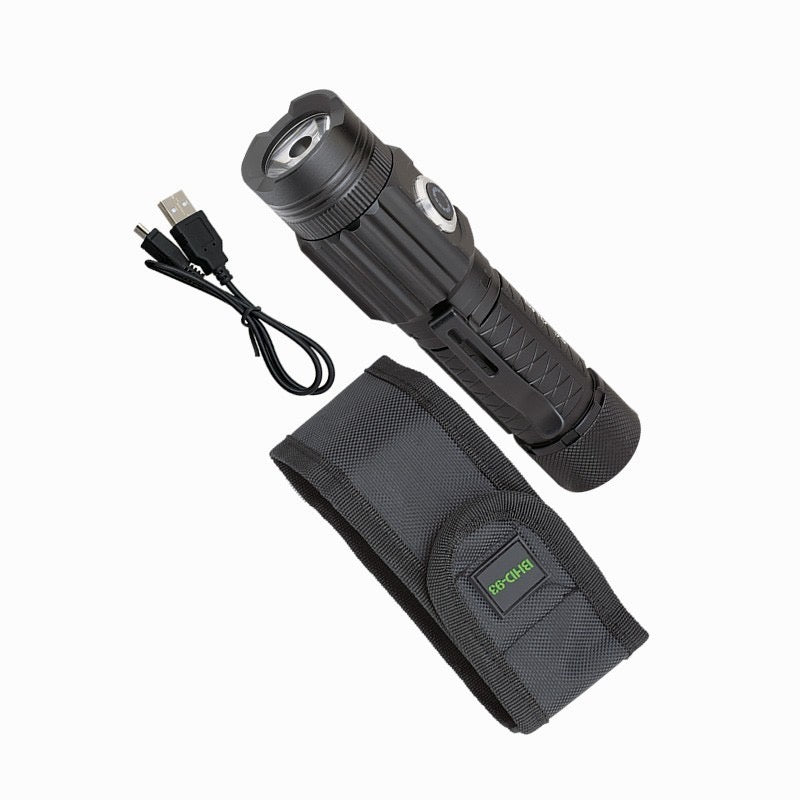 Linterna táctica LED 1600 Lm recargable USB TE806