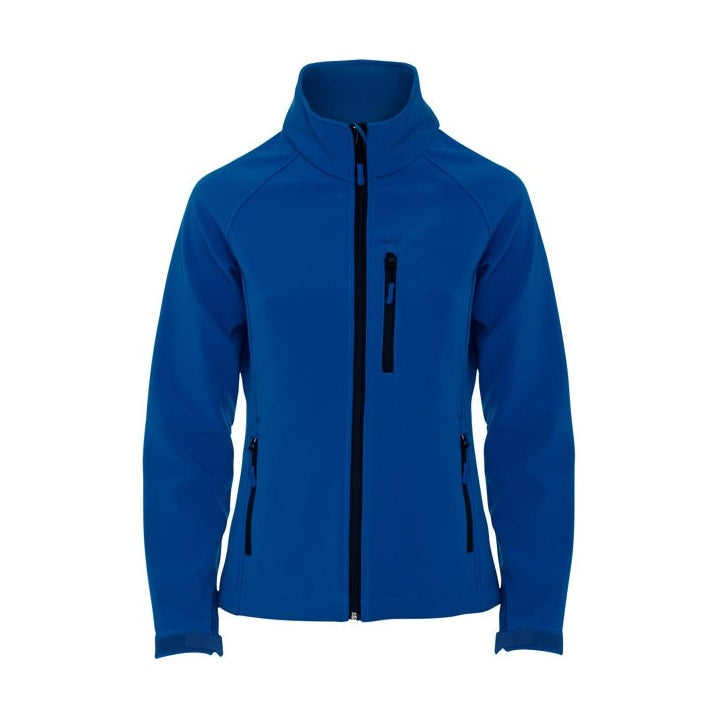 Chaqueta softshell mujer de 2 capas con cremallera a contraste RO6433
