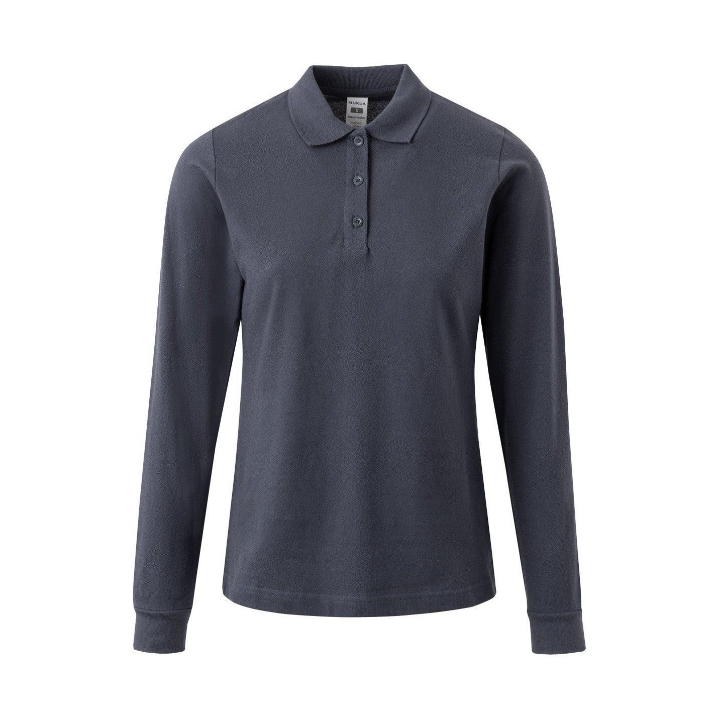 Polo mujer manga larga 100% algodón VEPL200WC