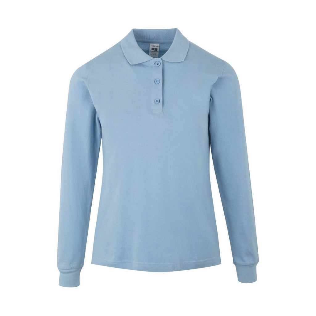 Polo mujer manga larga 100% algodón VEPL200WC