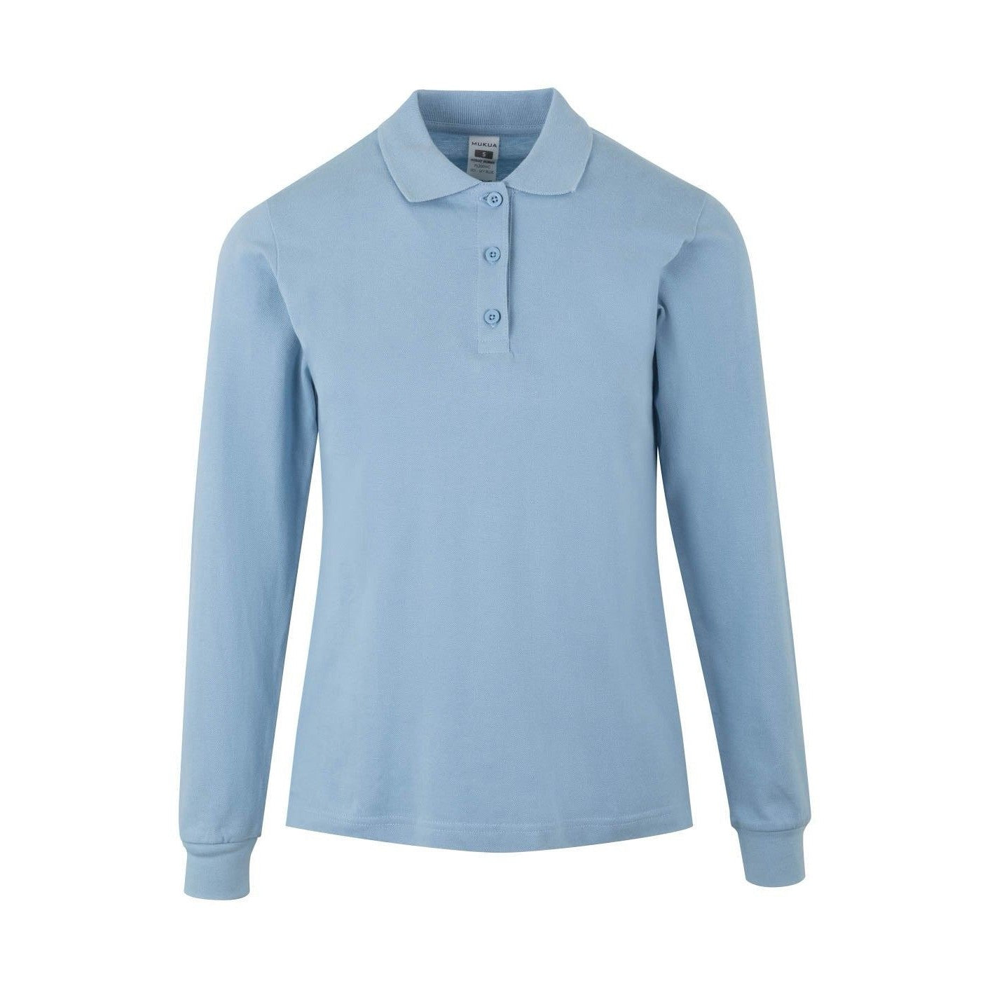 Polo mujer manga larga 100% algodón VEPL200WC