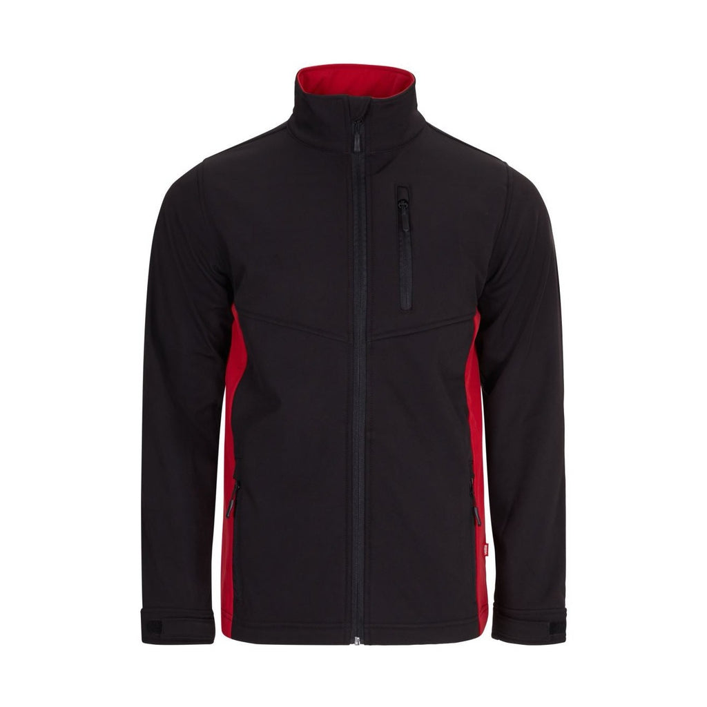Cazadora softshell triple capa con detalles a contraste VE106004