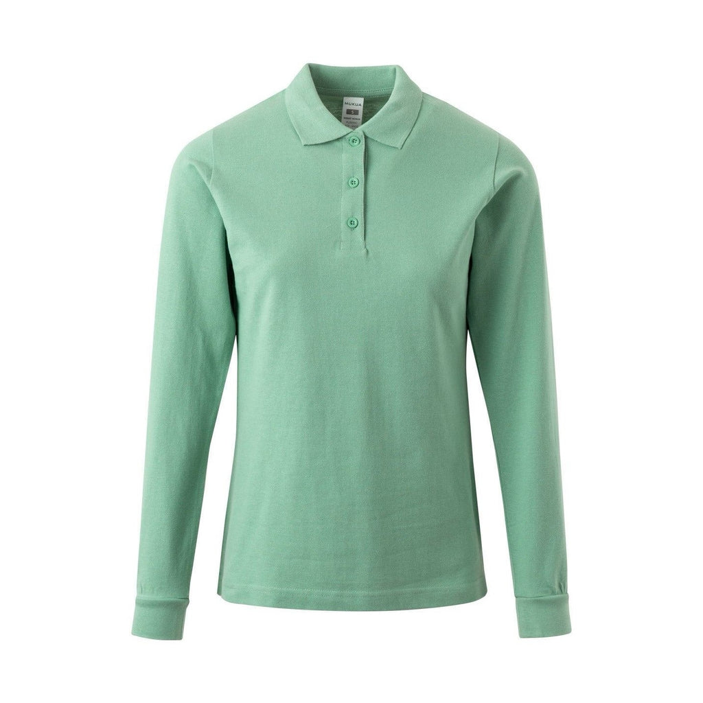 Polo mujer manga larga 100% algodón VEPL200WC