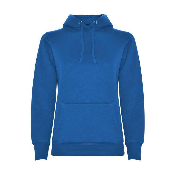 Sudadera mujer con capucha forrada y apertura para pulgar RO1068